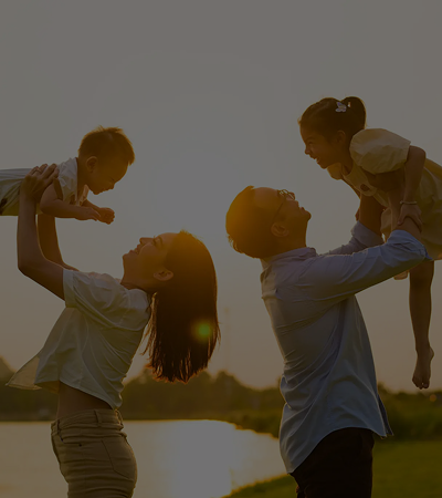 Parents or guardians with dependent children